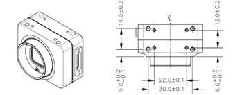 Beamfiler激光光斑阐发仪尺寸图二 Beamfiler激光光斑阐发仪尺寸图二