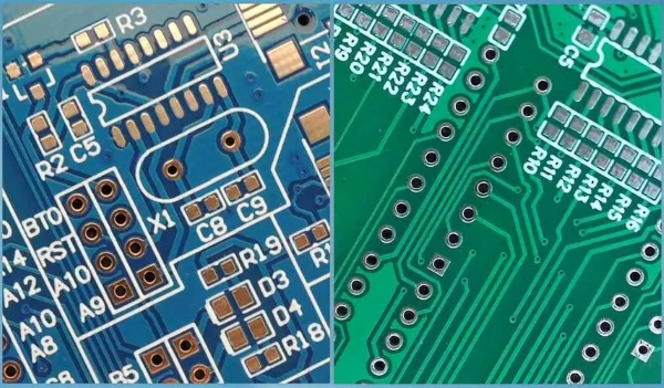 PCB板通孔焊盘图示 PCB板通孔焊盘图示