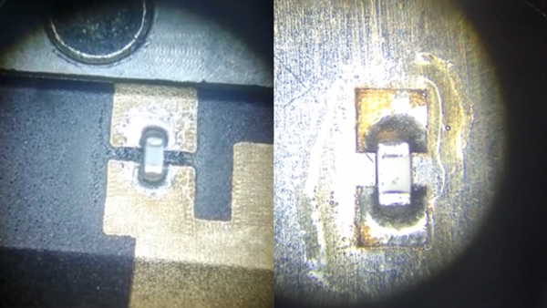 LDS贴片电容焊接图示 LDS贴片电容焊接图示